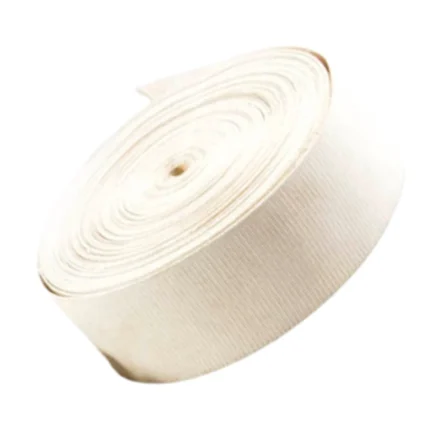 CORREIA PLANA ALGODÃO X 25MM ABERTA