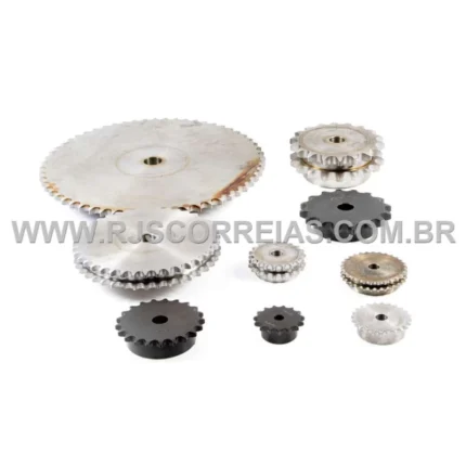 ENGRENAGEM - RODA DENTADA SIMPLES ASA 35 - 12 DENTES TIPO B